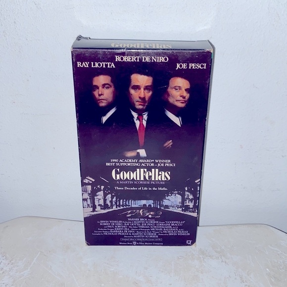 GoodFellas VHS 📼 Robert De Niro, Joe Pesci & Ray Liotta 🎥 Martin Scorsese film - Picture 1 of 4